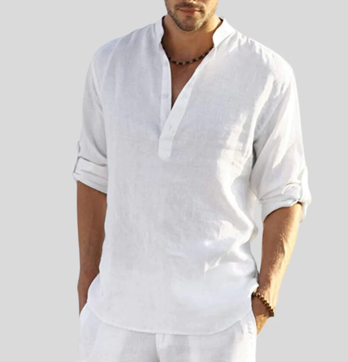 Adenave | Linen Shirt for Men - Lightweight & Stylish