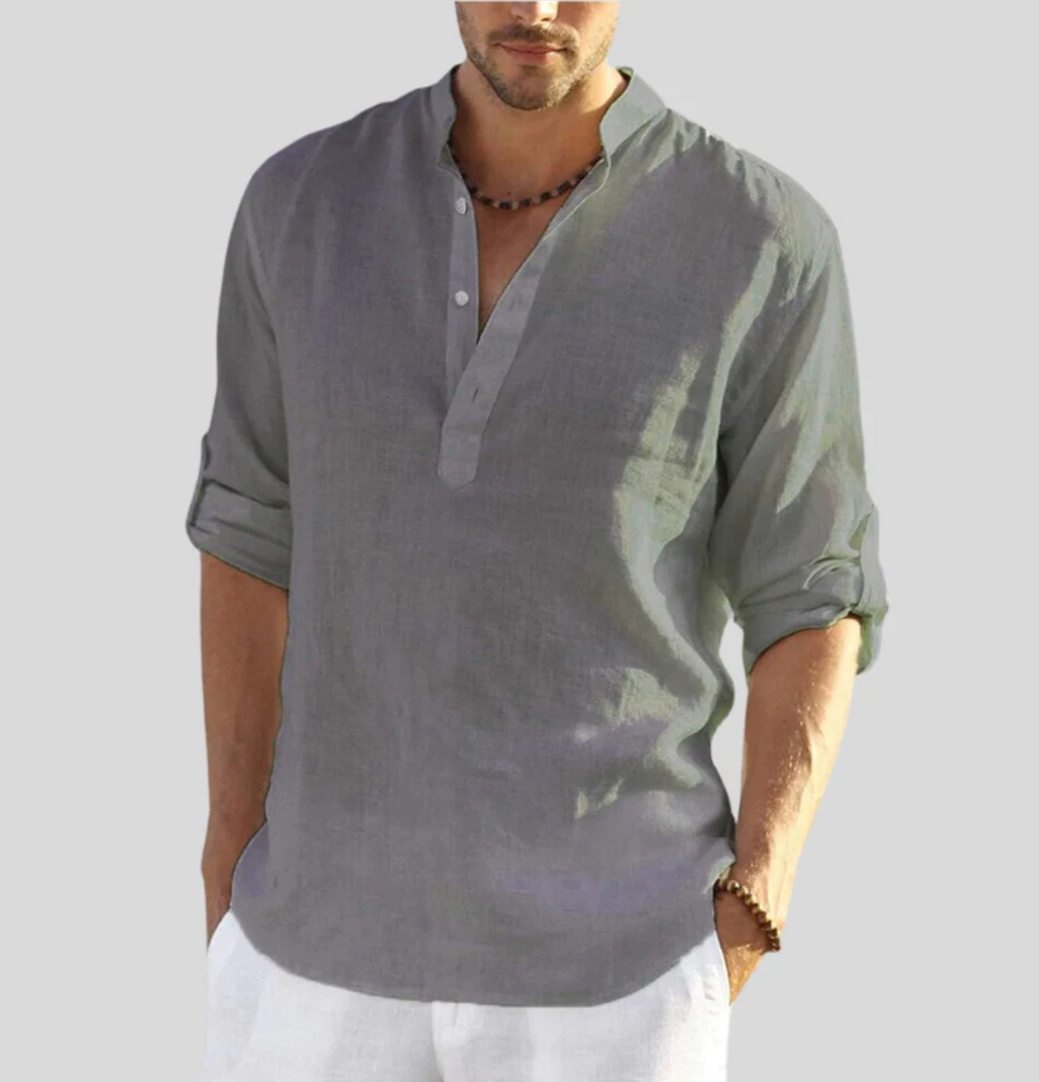 Adenave | Linen Shirt for Men - Lightweight & Stylish